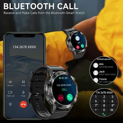 Hit 2023 new 1.39 "Bluetooth call smart watch men sports fitness tracker IP67 waterproof smartwatch for Android iOS 400mAh