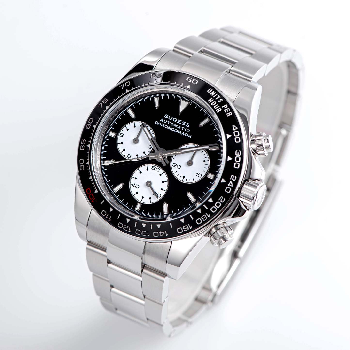 Automatic Chronograph S418-2.003 Panda Dial Ceramic Bezel Professional-TIME.SHOP