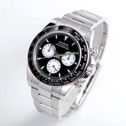 Automatic Chronograph S418-2.003 Panda Dial Ceramic Bezel Professional-TIME.SHOP