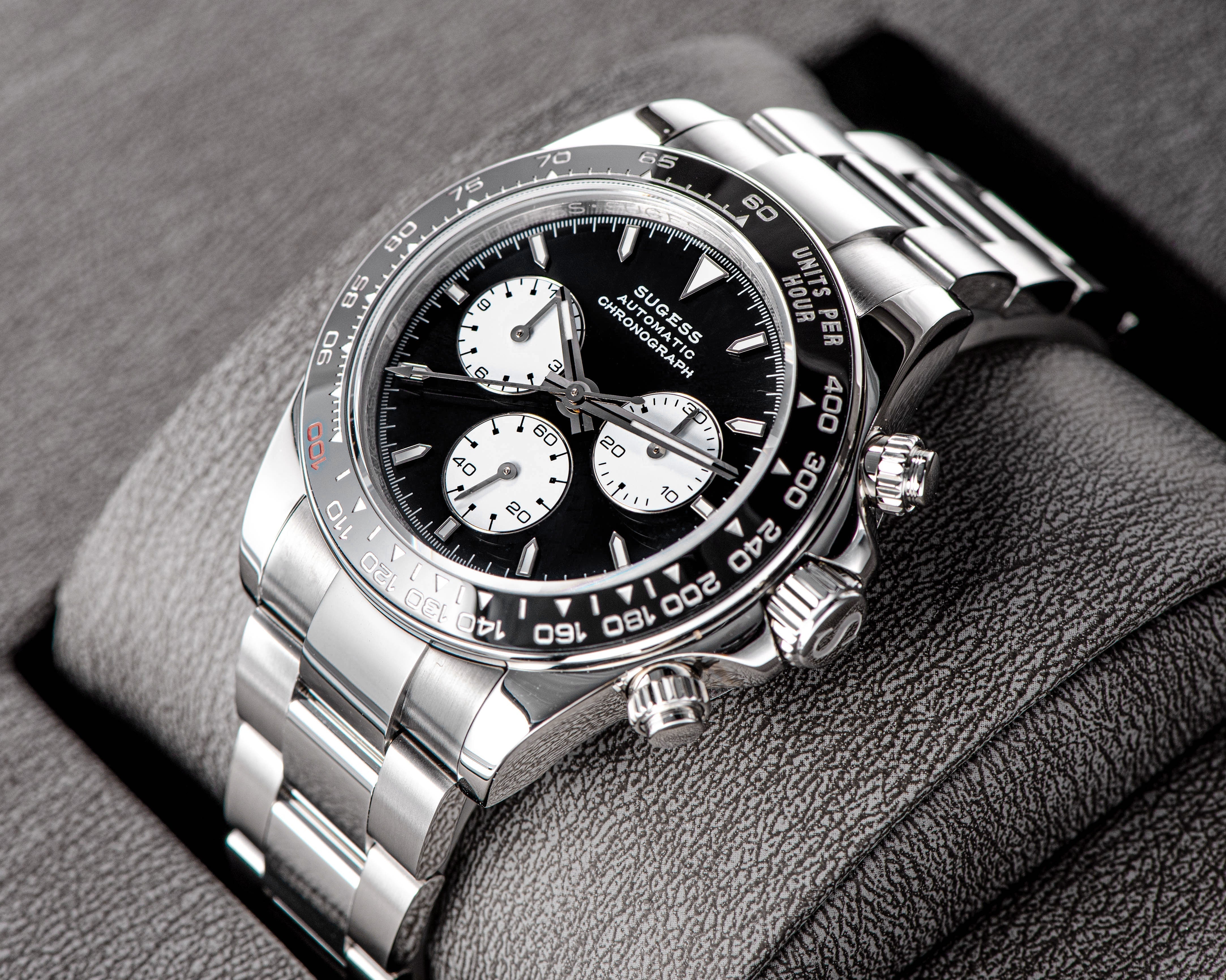 Automatic Chronograph S418-2.001 White Dial Stainless Steel Bezel Professional-TIME.SHOP