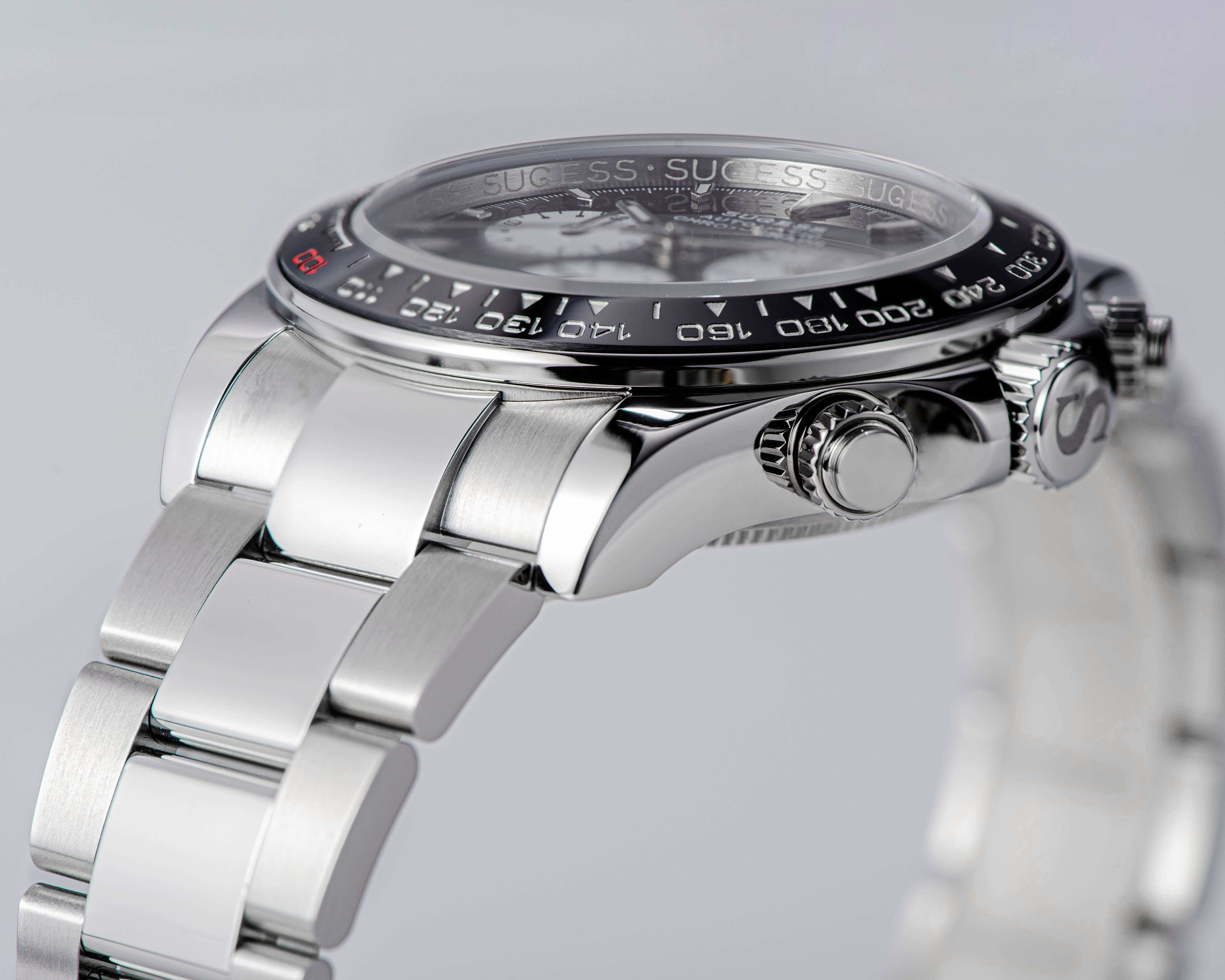 Automatic Chronograph S418-2.001 White Dial Stainless Steel Bezel Professional-TIME.SHOP