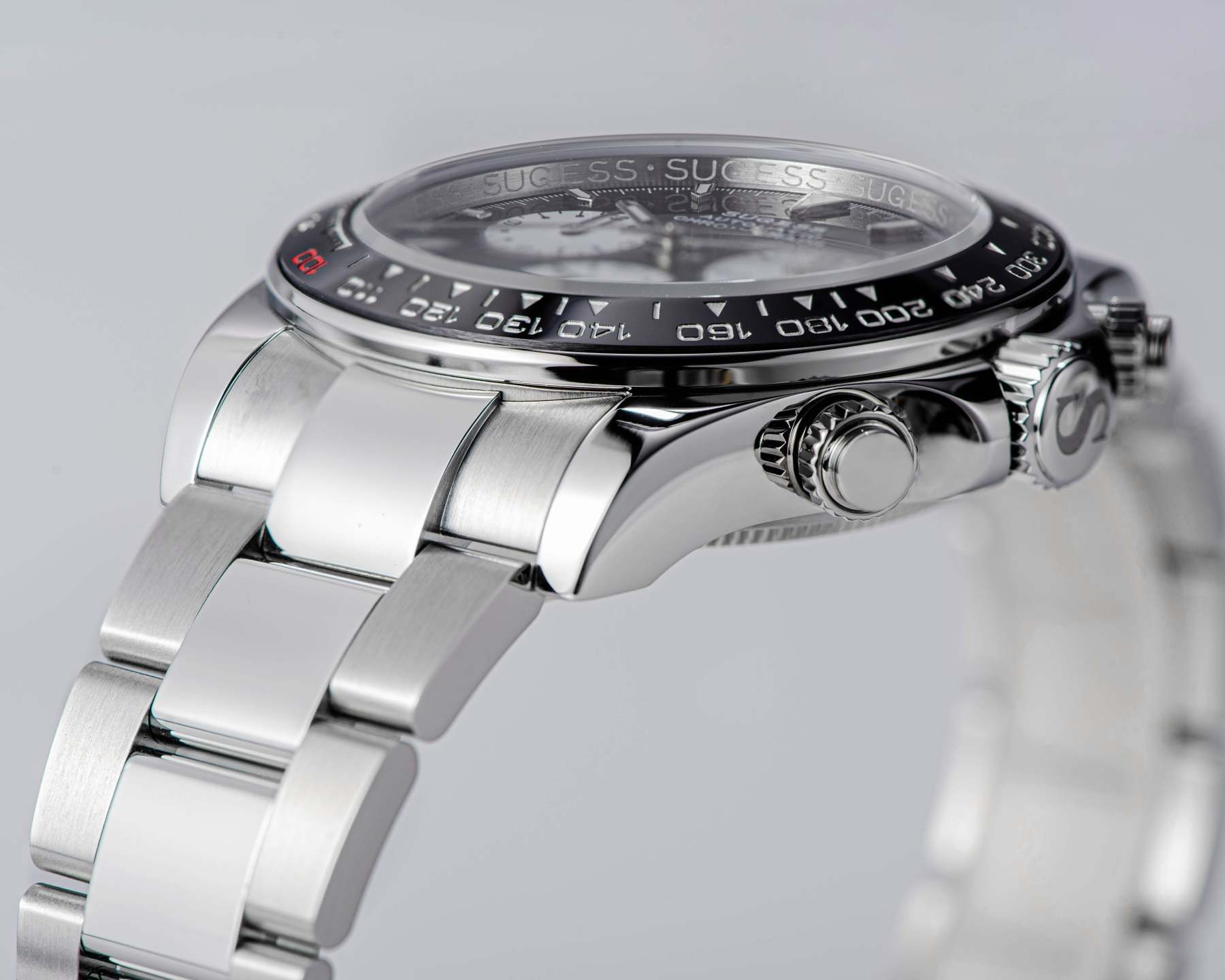 Automatic Chronograph S418-2.001 White Dial Stainless Steel Bezel Professional-TIME.SHOP