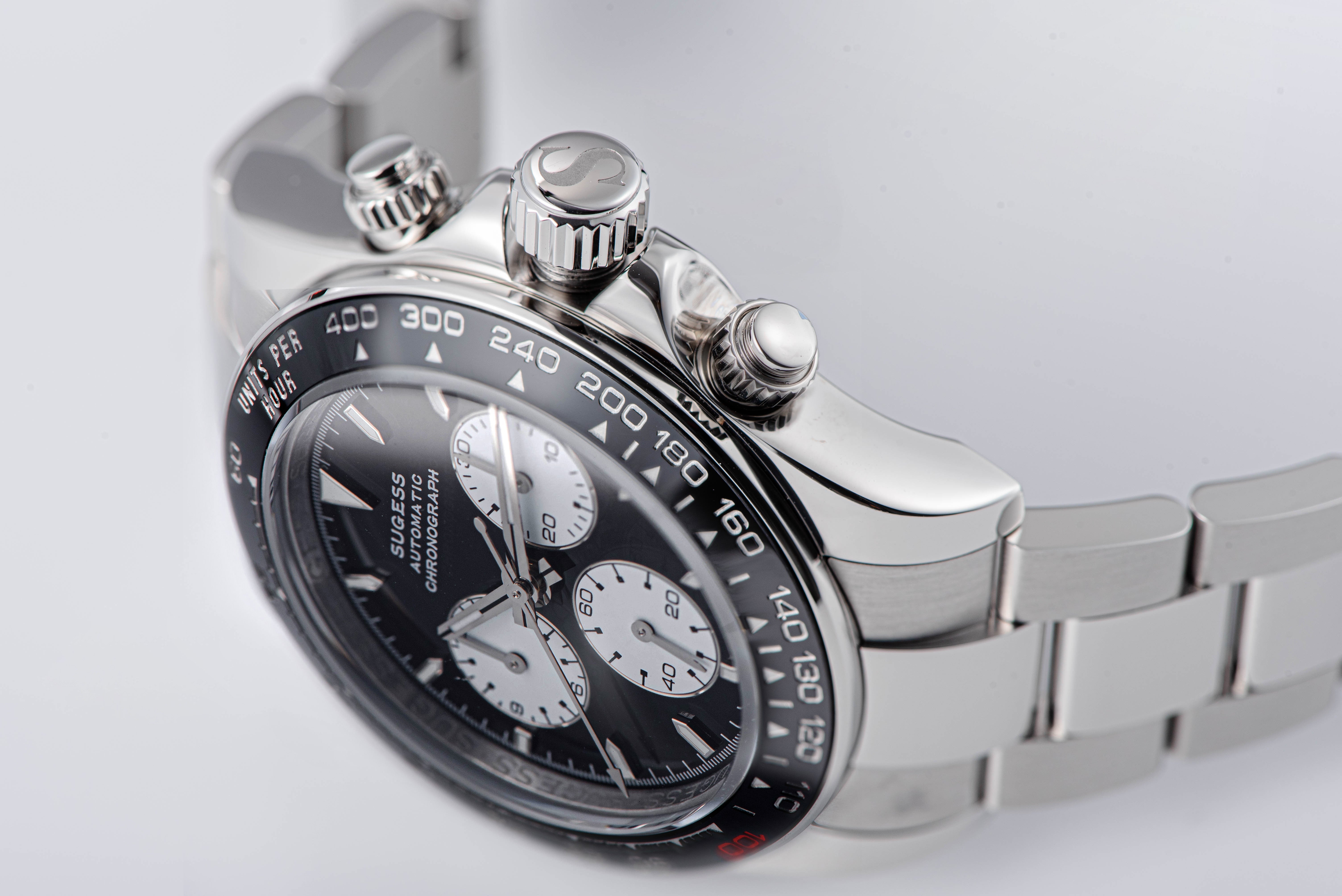Automatic Chronograph S418-2.003 Panda Dial Ceramic Bezel Professional-TIME.SHOP