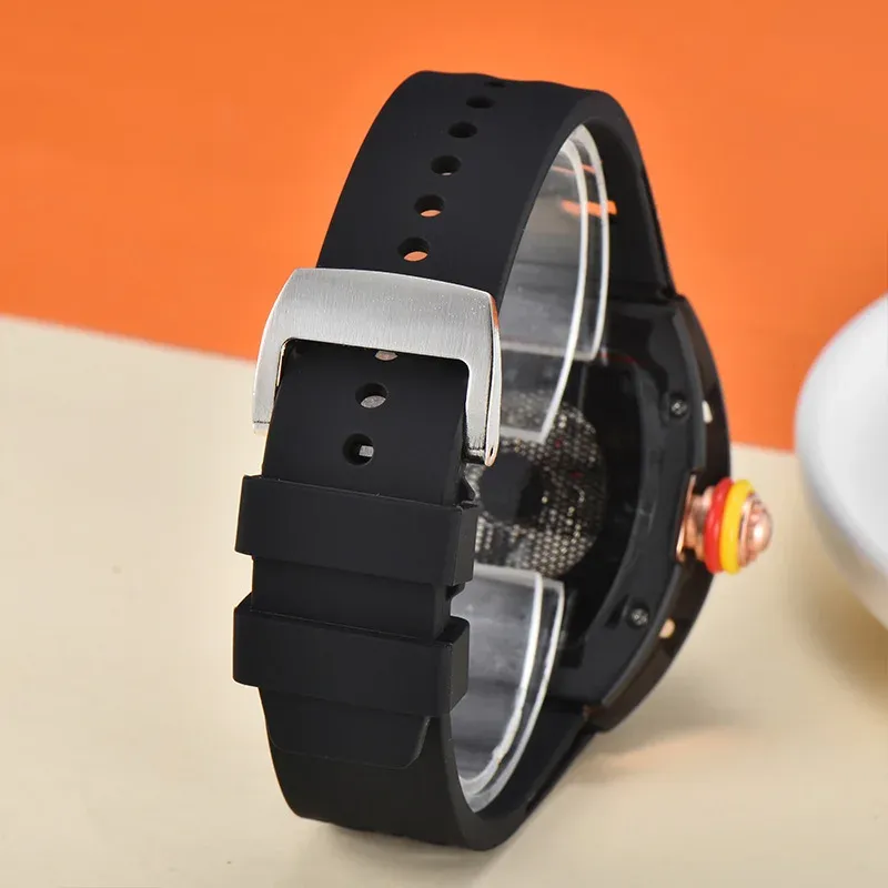 UTAHI BK158 Smiling Face Business Men's Watch Tonneau High Quality Leisure Fashion Waterproof Quartz Watch