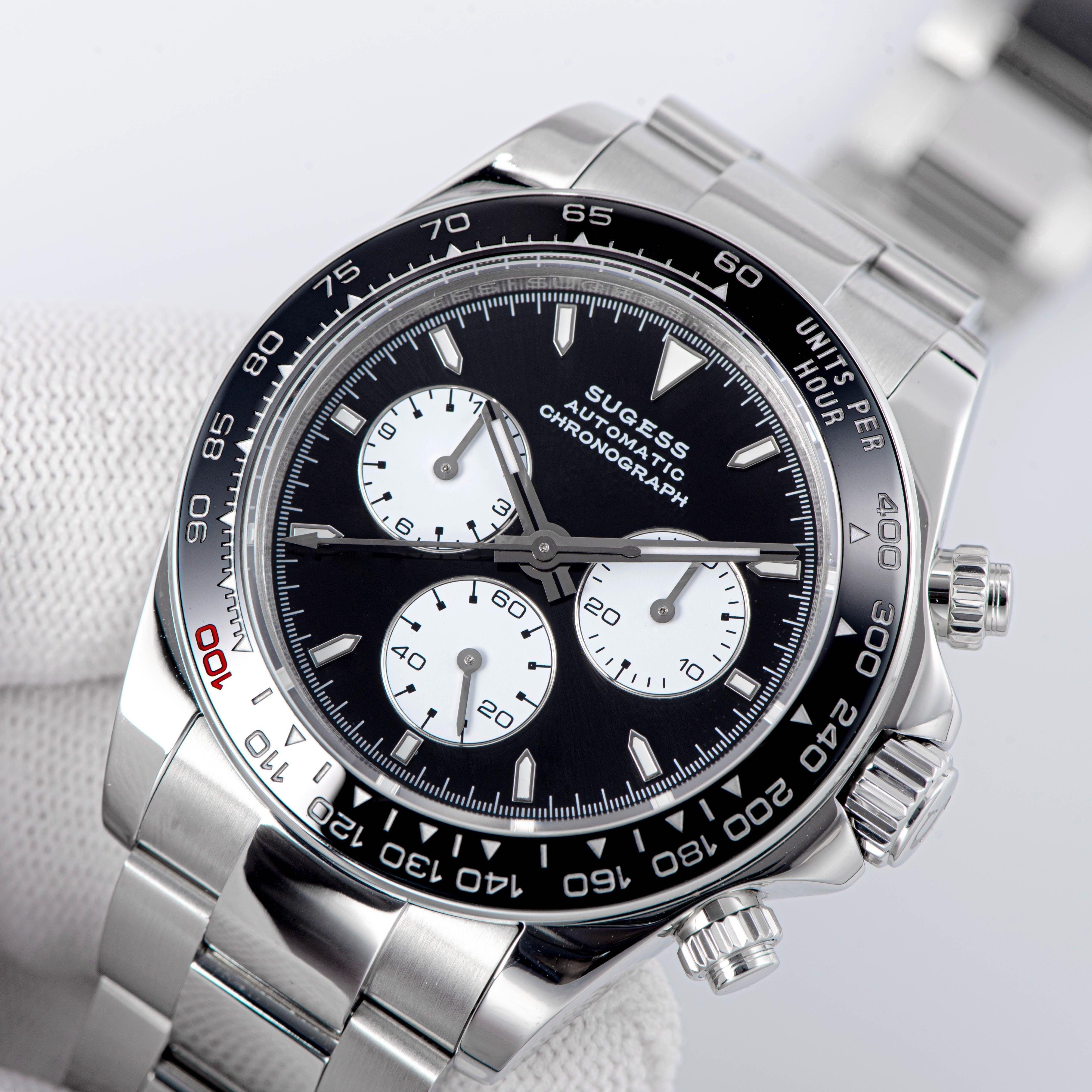 Automatic Chronograph S418-2.001 White Dial Stainless Steel Bezel Professional-TIME.SHOP