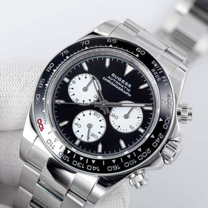 Automatic Chronograph S418-2.001 White Dial Stainless Steel Bezel Professional-TIME.SHOP