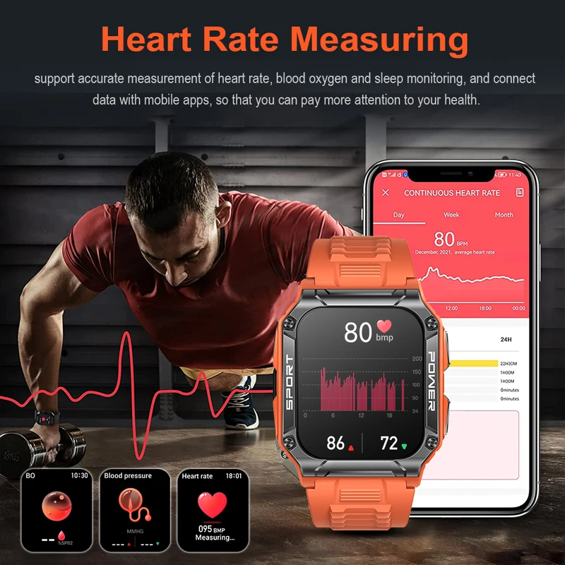 Hit 1.95 "new Bluetooth call smart watch men sport fitness tracker compass weather IP68 waterproof male smartwatch 400mAh