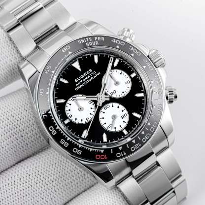 Automatic Chronograph S418-2.003 Panda Dial Ceramic Bezel Professional-TIME.SHOP