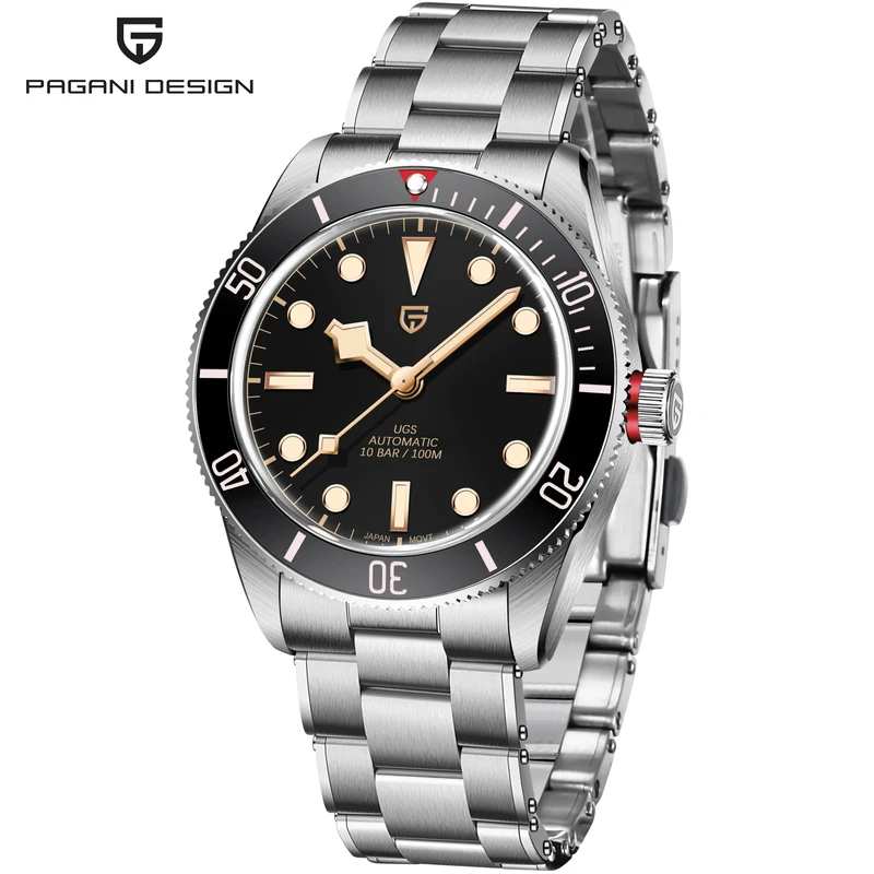 PAGANI DESIGN Automatic Watch For Men BB58 NH35 Men Mechanical Watches Luxury Stainless Steel waterproof 10Bar Reloj Hombres new