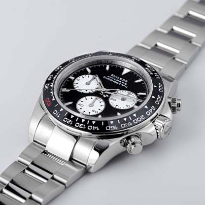 Automatic Chronograph S418-2.003 Panda Dial Ceramic Bezel Professional-TIME.SHOP