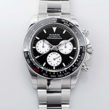 Automatic Chronograph S418-2.003 Panda Dial Ceramic Bezel Professional-TIME.SHOP