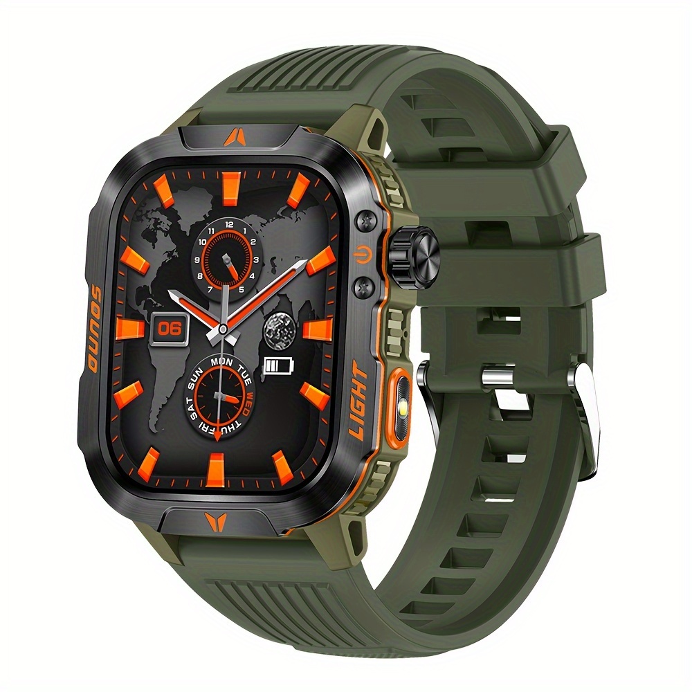 2024 New Smart Watch (Answer/Call) Outdoor Sports Watch Led Altimeter Barometer 100 Sport Mode 600mah Battery Multimedia Message Check Weather Pedometer Fitness Tracker for Android iPhone Gift