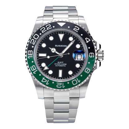 GMT DIVER'S SG116710LN Green Black Bezel Jubilee Bracelet-TIME.SHOP