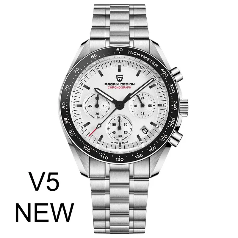 Pagani design 2024 new men's watches top luxury quartz watch for men Auto Date Speed chronograph ar Sapphire mirror wrist watch