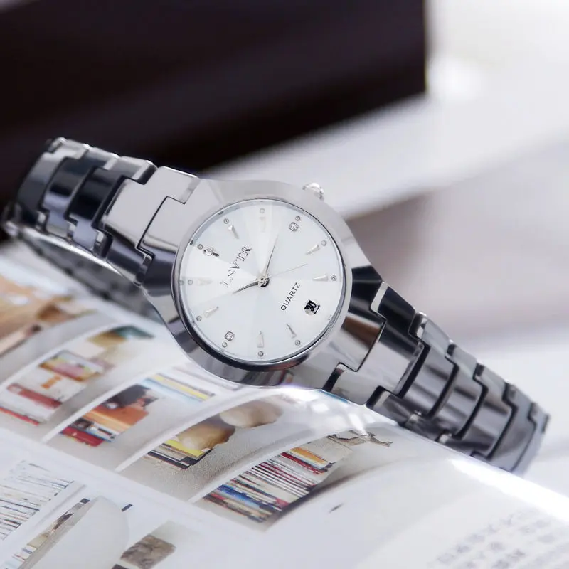 Alloy Steel Color Men's Quartz Calendar Date Watch Women's Couple Lover Watches Relojes Para Mujer Women's Wrist Watch