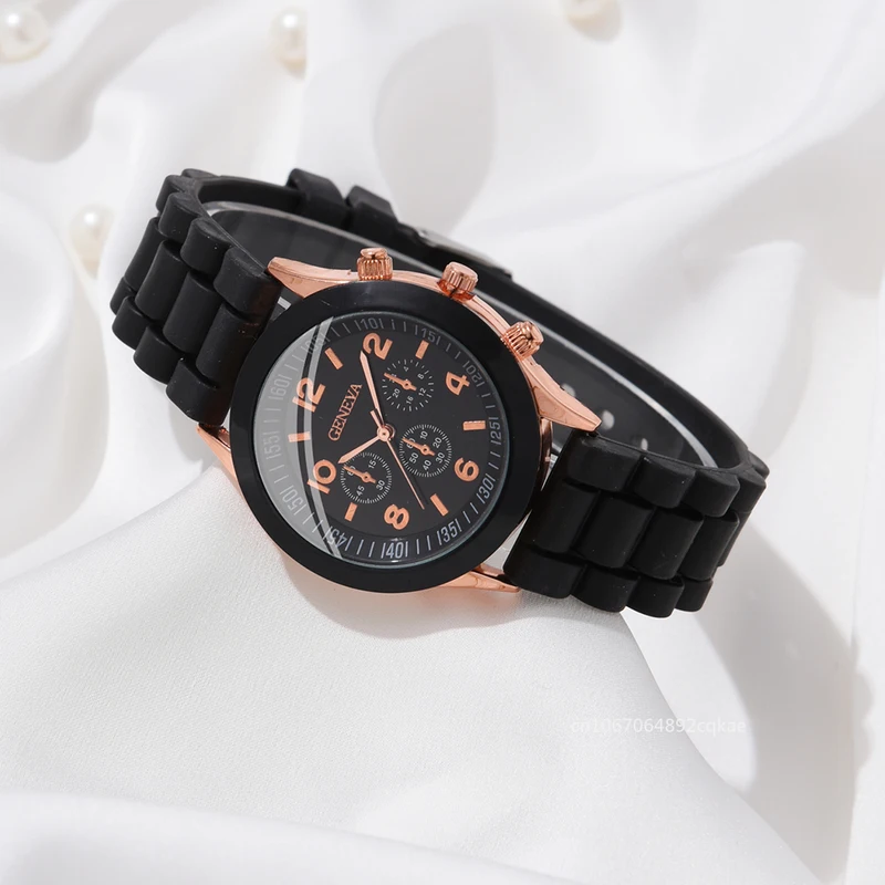 4PCs new luxury women's watch fashion luxury elegant alloy wristwatch PU leather strap couple watch quartz holiday gifts no box