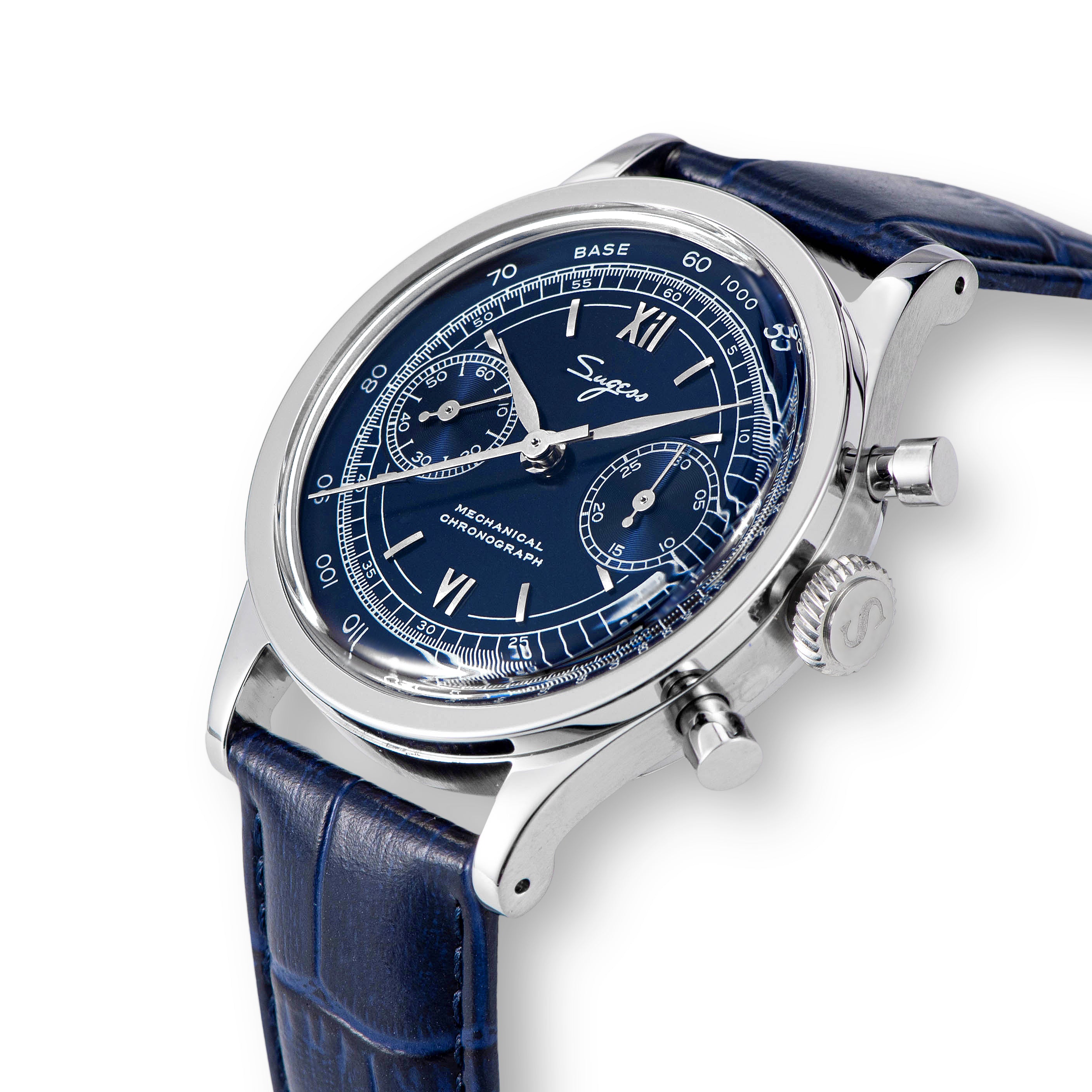 Chrono Heritage 411 SU1901DBS Deep Blue Dial-TIME.SHOP