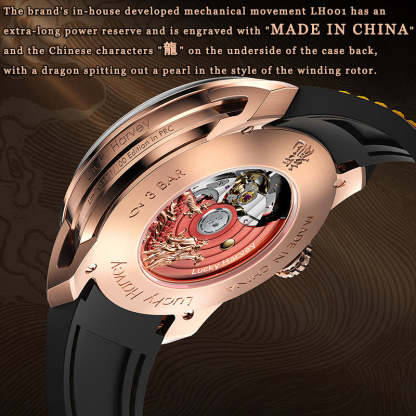 2024 Green Enamel Dragon Scale 999 Gold Pearl Automata Watch Limited Edition 200PCS Lucky Harvey
