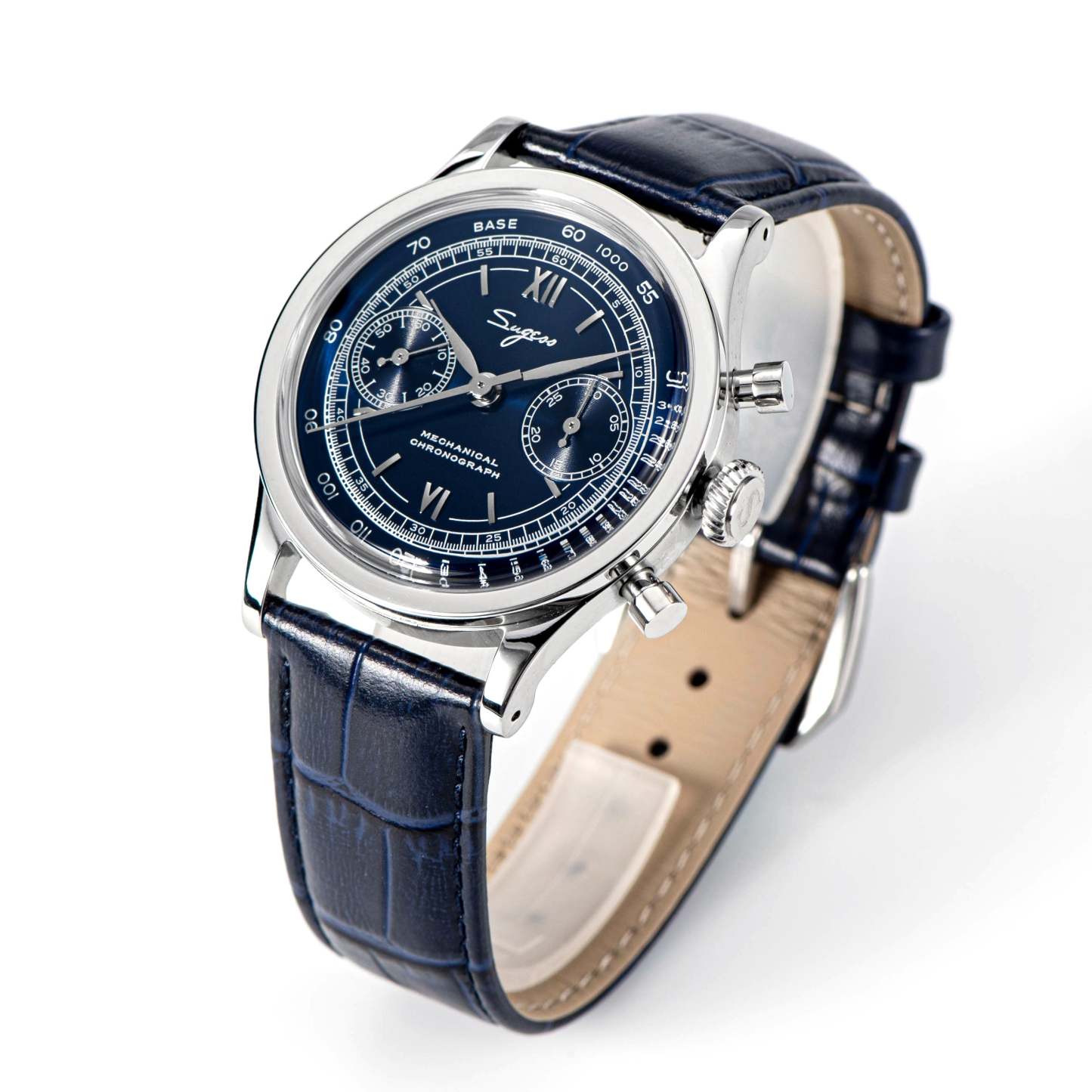 Chrono Heritage 411 SU1901DBS Deep Blue Dial-TIME.SHOP