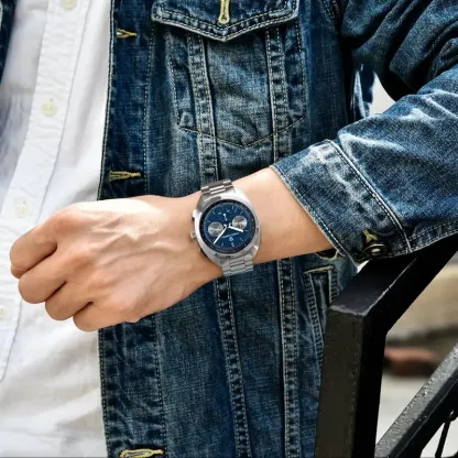 Pagani design 2024 new men's watches top luxury quartz panda dial pilot watch for men vk63 sport chronograph wristwatch men 1782