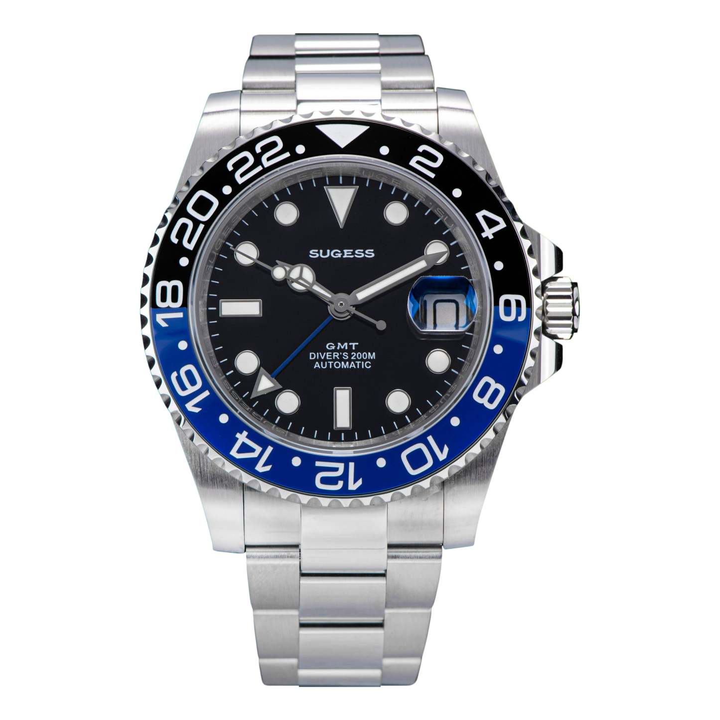 GMT DIVER'S SG126710BLNR Blue & Black Bezel Jubilee Bracelet-TIME.SHOP