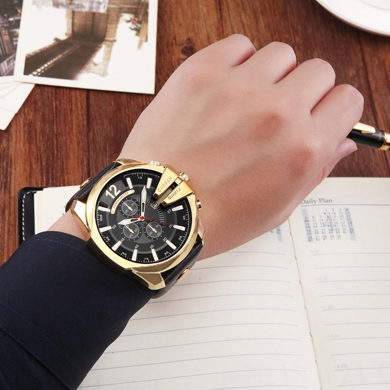 CURREN Men Quartz Watches 