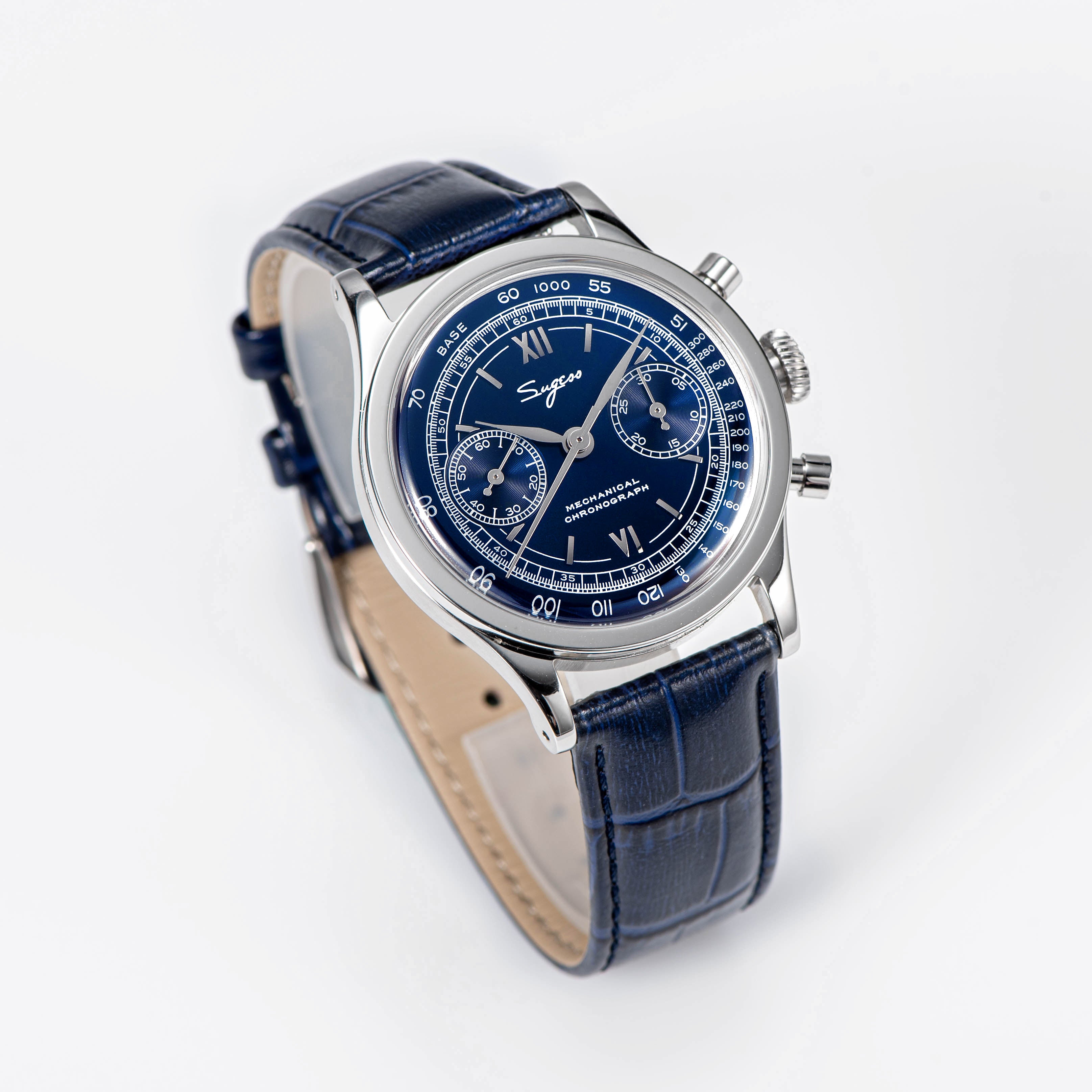 Chrono Heritage 411 SU1901DBS Deep Blue Dial-TIME.SHOP