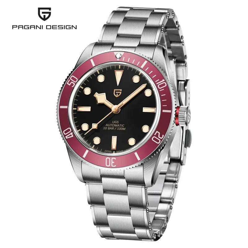 PAGANI DESIGN Automatic Watch For Men BB58 NH35 Men Mechanical Watches Luxury Stainless Steel waterproof 10Bar Reloj Hombres new