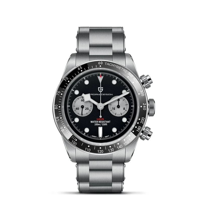 PAGANI DESIGN 2023 New BB Panda Retor Top Luxury Quartz Watch For Men Sport Chronograph AR Sapphire Glass Men's watch