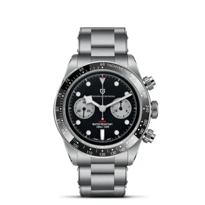 PAGANI DESIGN 2023 New BB Panda Retor Top Luxury Quartz Watch For Men Sport Chronograph AR Sapphire Glass Men's watch