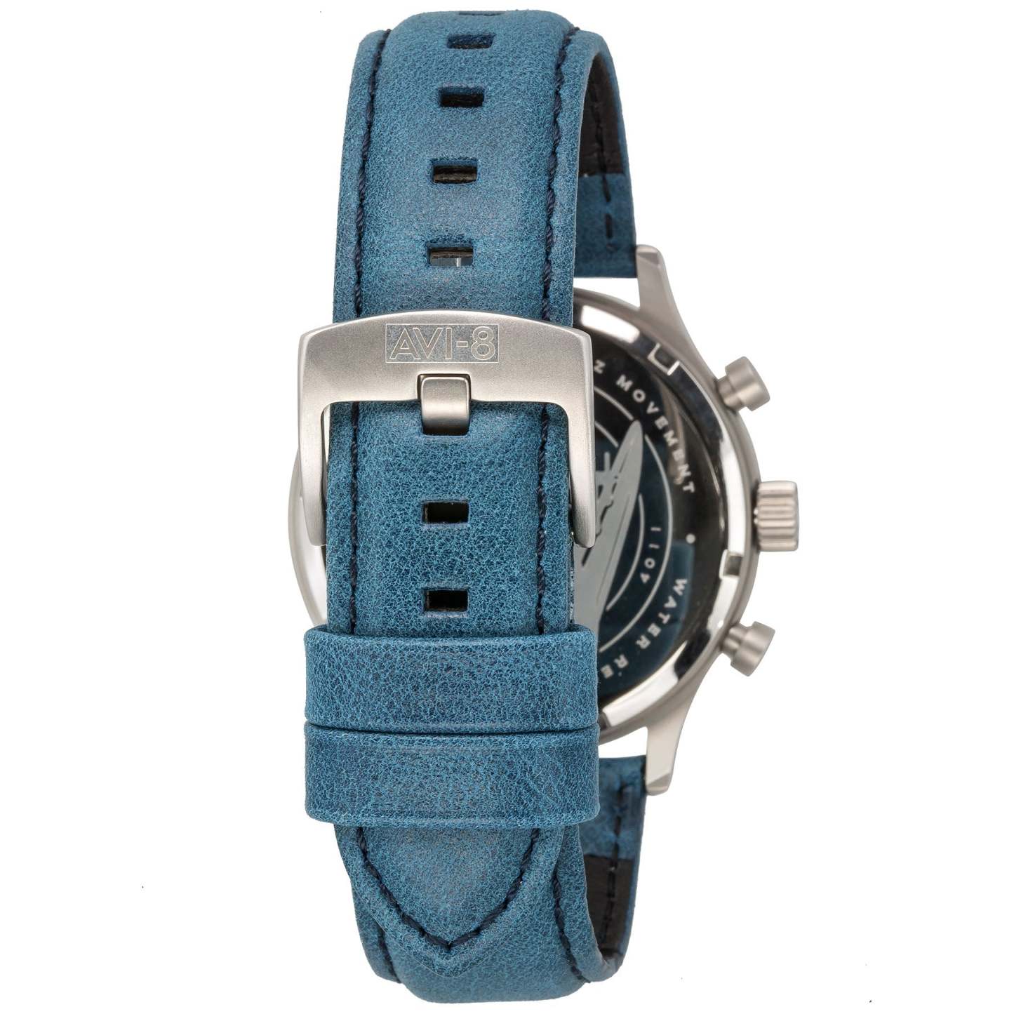 AVI-8 Hawker Hurricane Chrono Vintage Brass Blue-TIME.SHOP