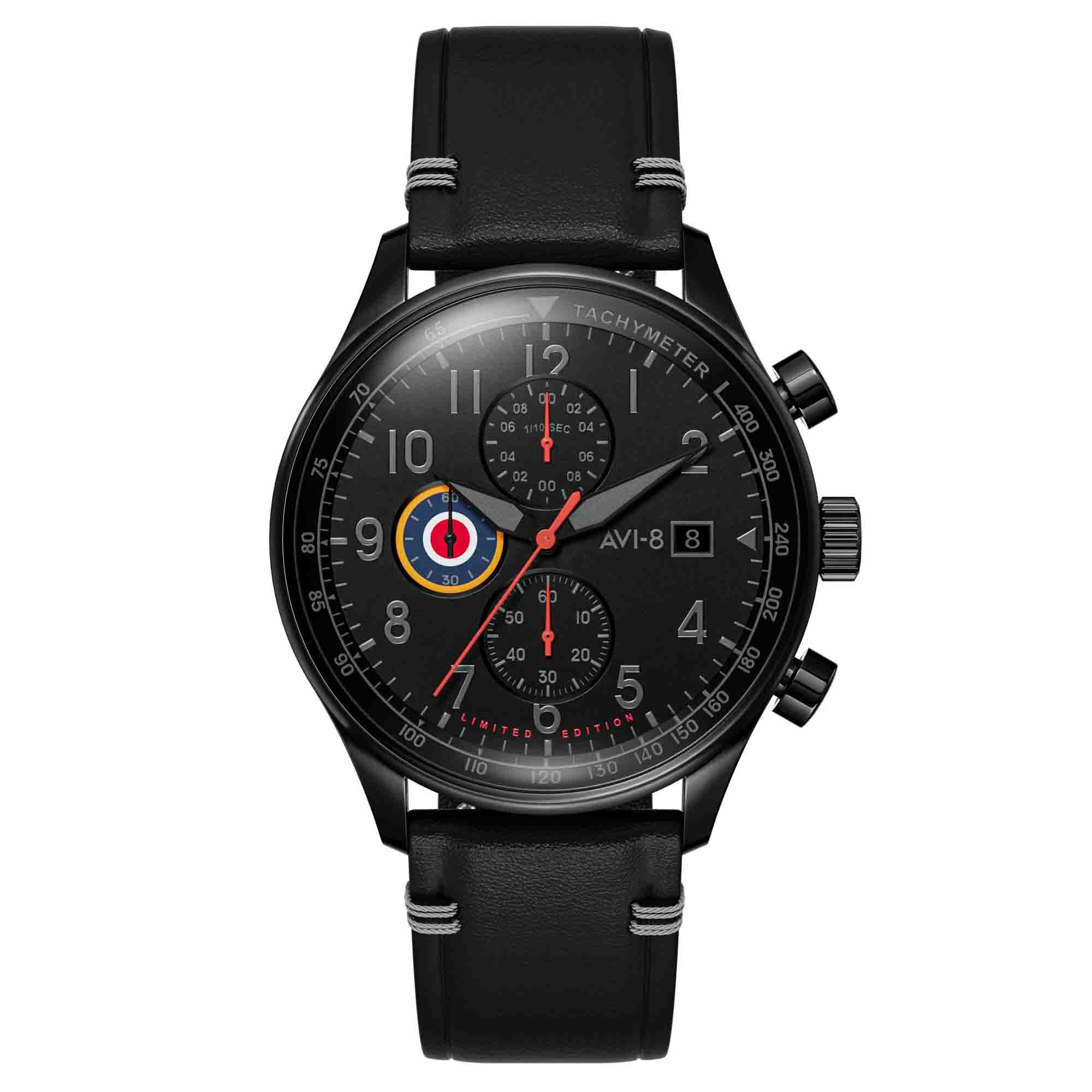 AVI-8 Hawker Hurricane Classic Chronograph Night Reaper Limited Edition-TIME.SHOP