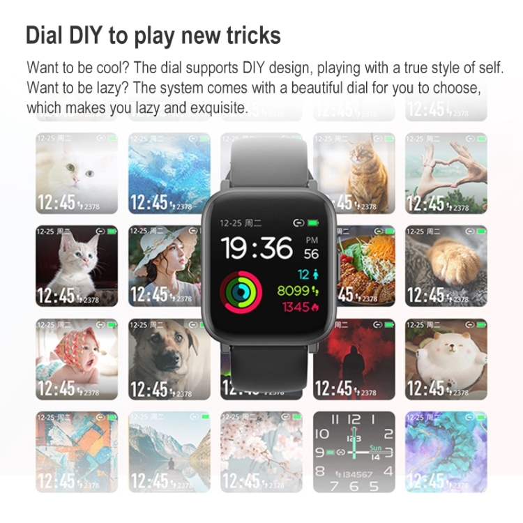 CS201 Fashion Sports IP68 Waterproof Smart Bluetooth Watch, Support Heart Rate Monitoring & Blood Oxygen Monitoring & Sleep Monitoring & Exercise Monitoring-TIME.SHOP