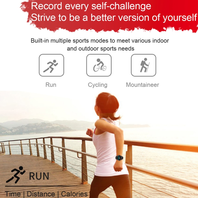 FD68 1.3 inch Color Round Screen Sport Smart Watch, Support Heart Rate / Multi-Sports Mode-TIME.SHOP