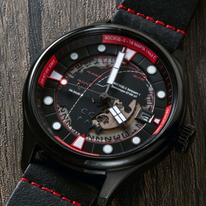 CCCP Space Leonov Automatic Black-TIME.SHOP