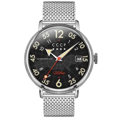 CCCP Hereos Comrade Automatic Black Steel-TIME.SHOP