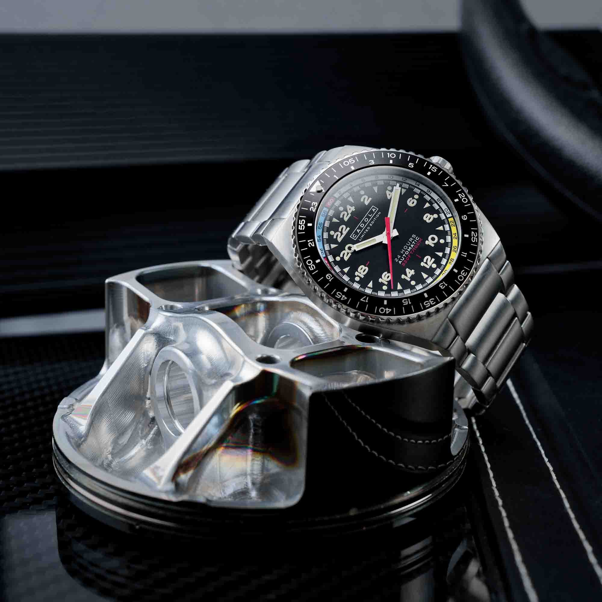 Cadola Dog Leg Automatic Jet Black-TIME.SHOP