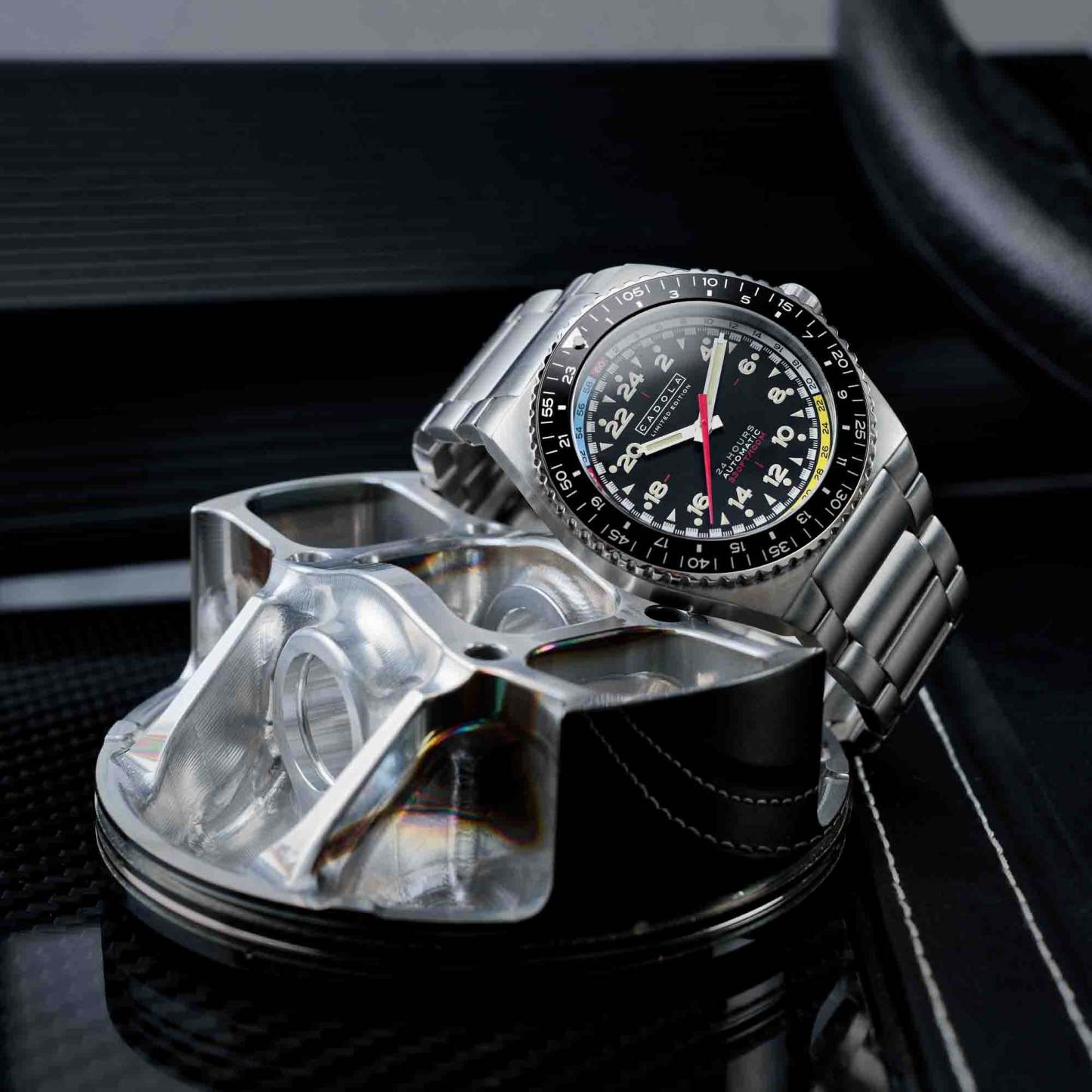 Cadola Dog Leg Automatic Jet Black-TIME.SHOP