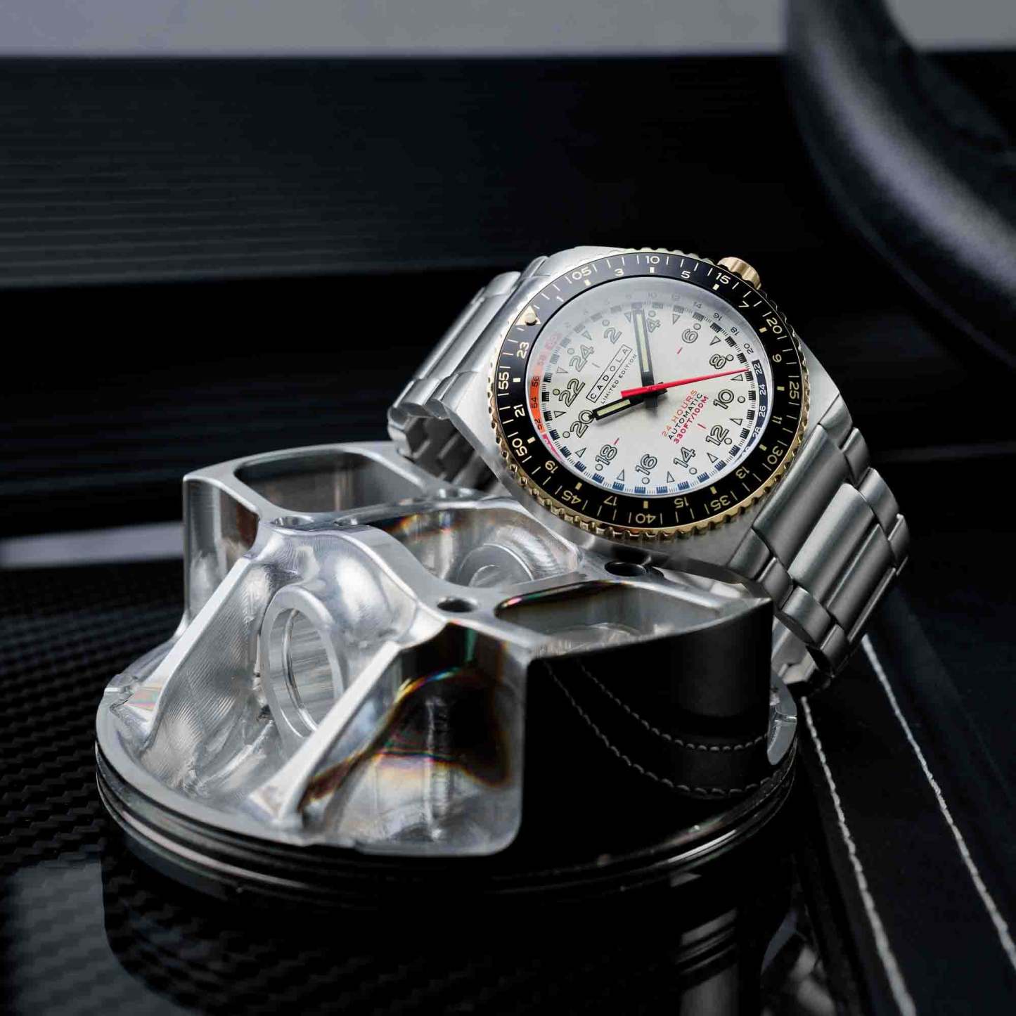 Cadola Dog Leg Automatic Chalk White-TIME.SHOP