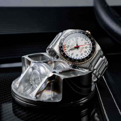 Cadola Dog Leg Automatic Chalk White-TIME.SHOP