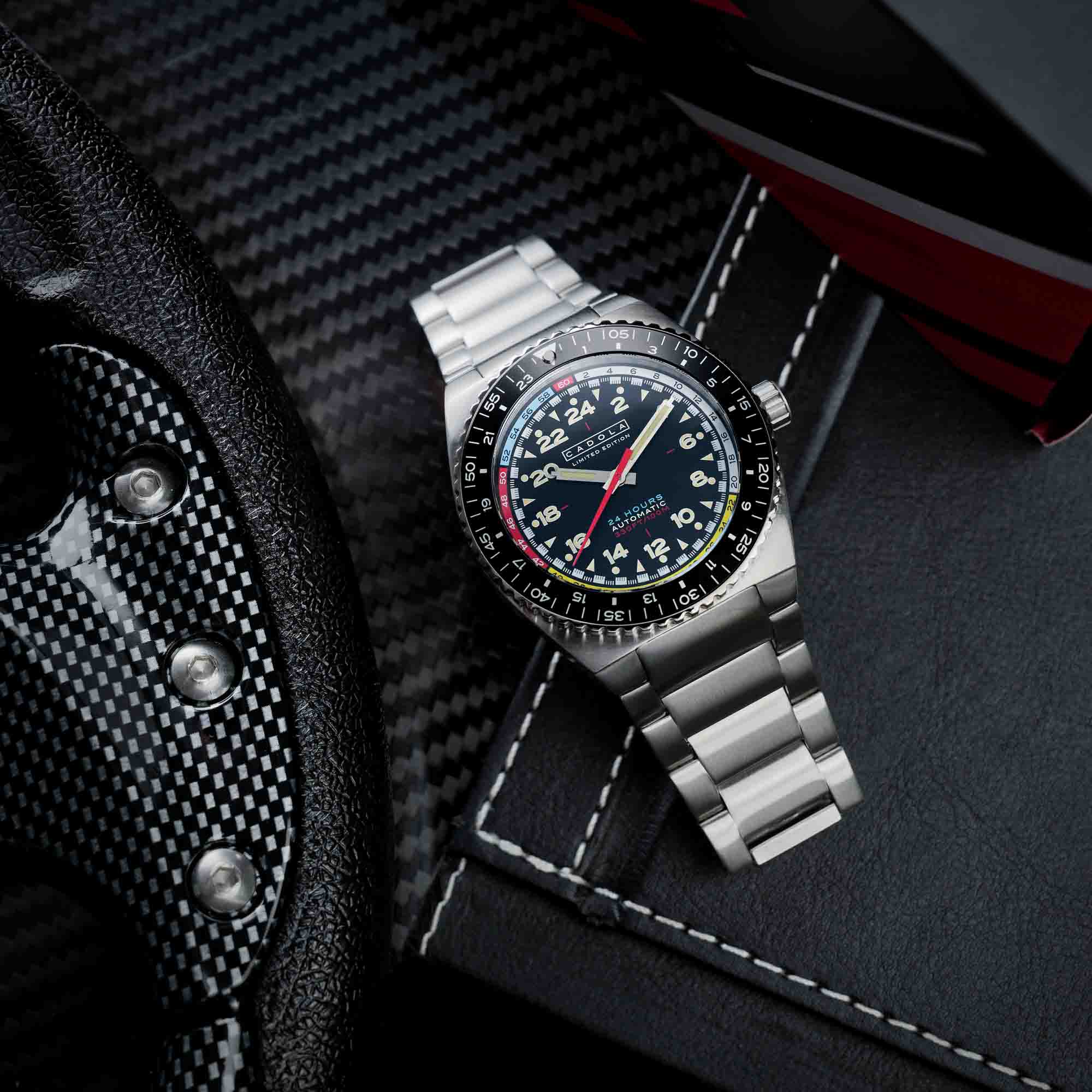 Cadola Dog Leg Automatic Jet Black-TIME.SHOP