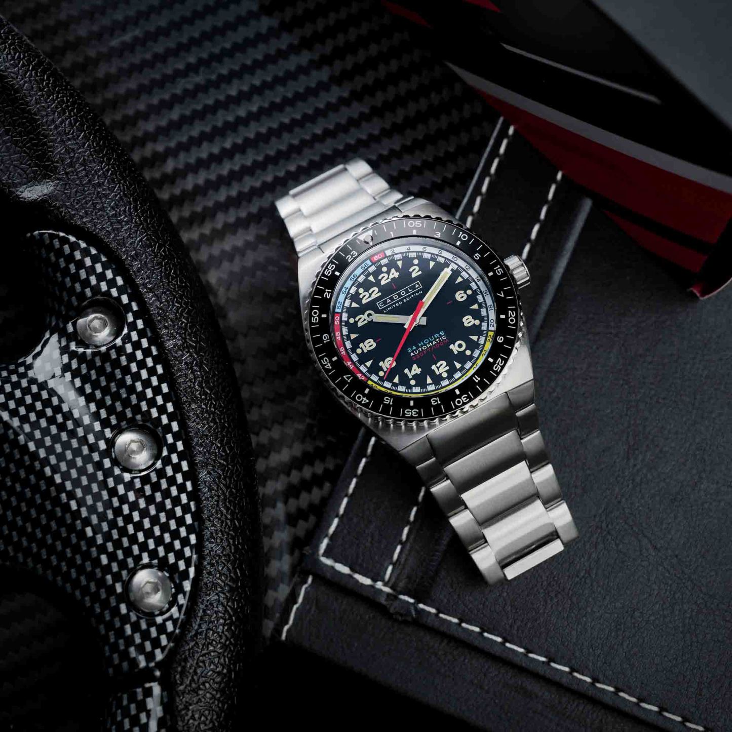 Cadola Dog Leg Automatic Jet Black-TIME.SHOP