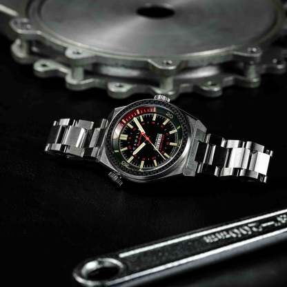 Cadola Cosworth Costin Meca Quartz Pitstop Black-TIME.SHOP