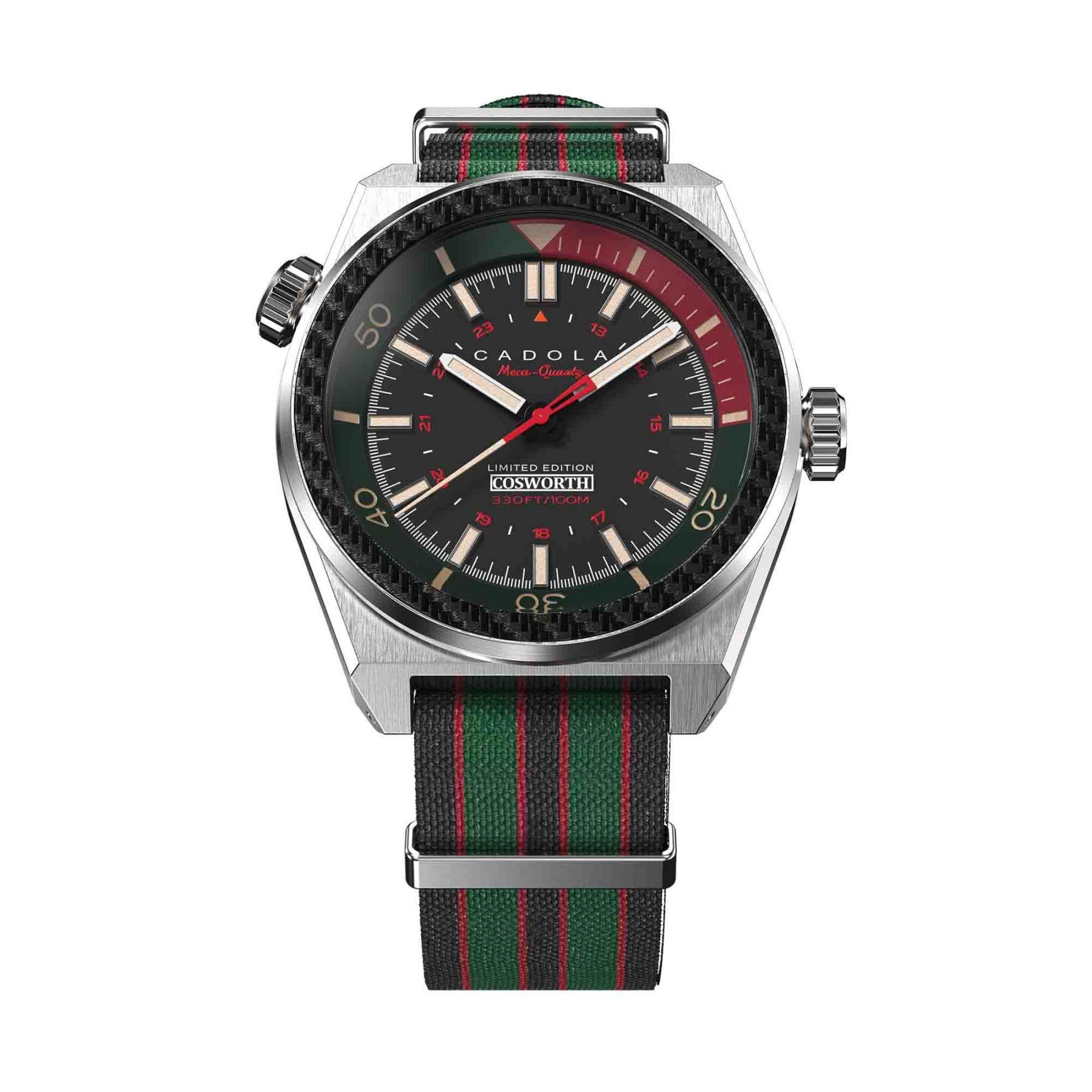 Cadola Cosworth Costin Meca Quartz Pitstop Black-TIME.SHOP