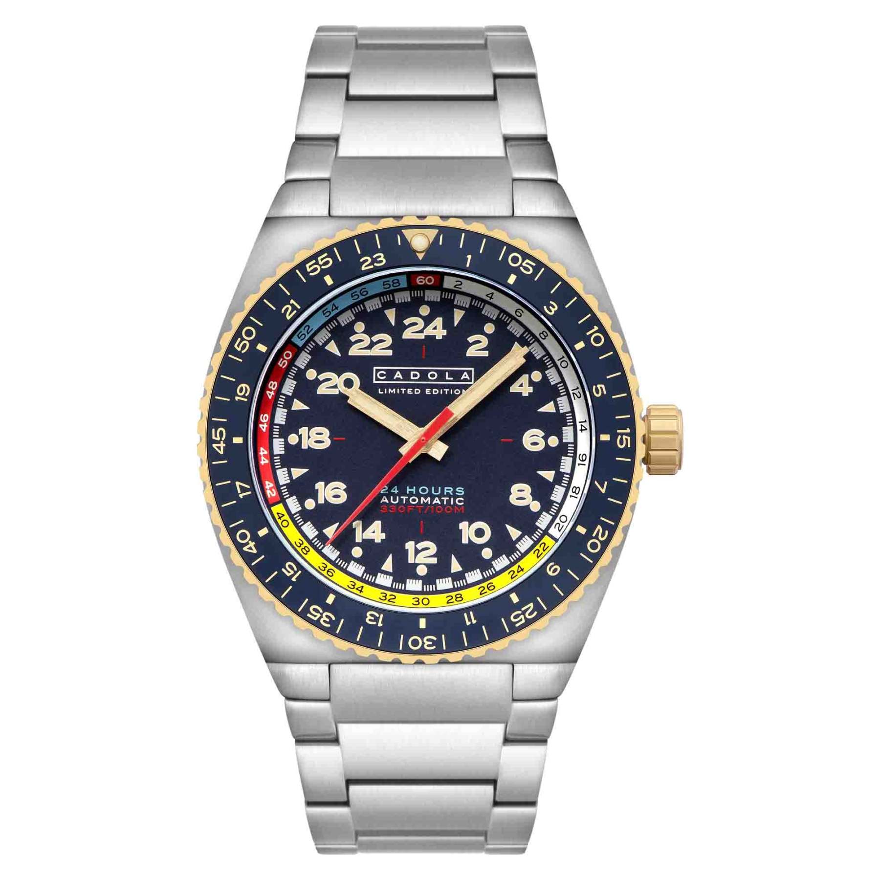 Cadola Dog Leg Automatic Royal Blue-TIME.SHOP