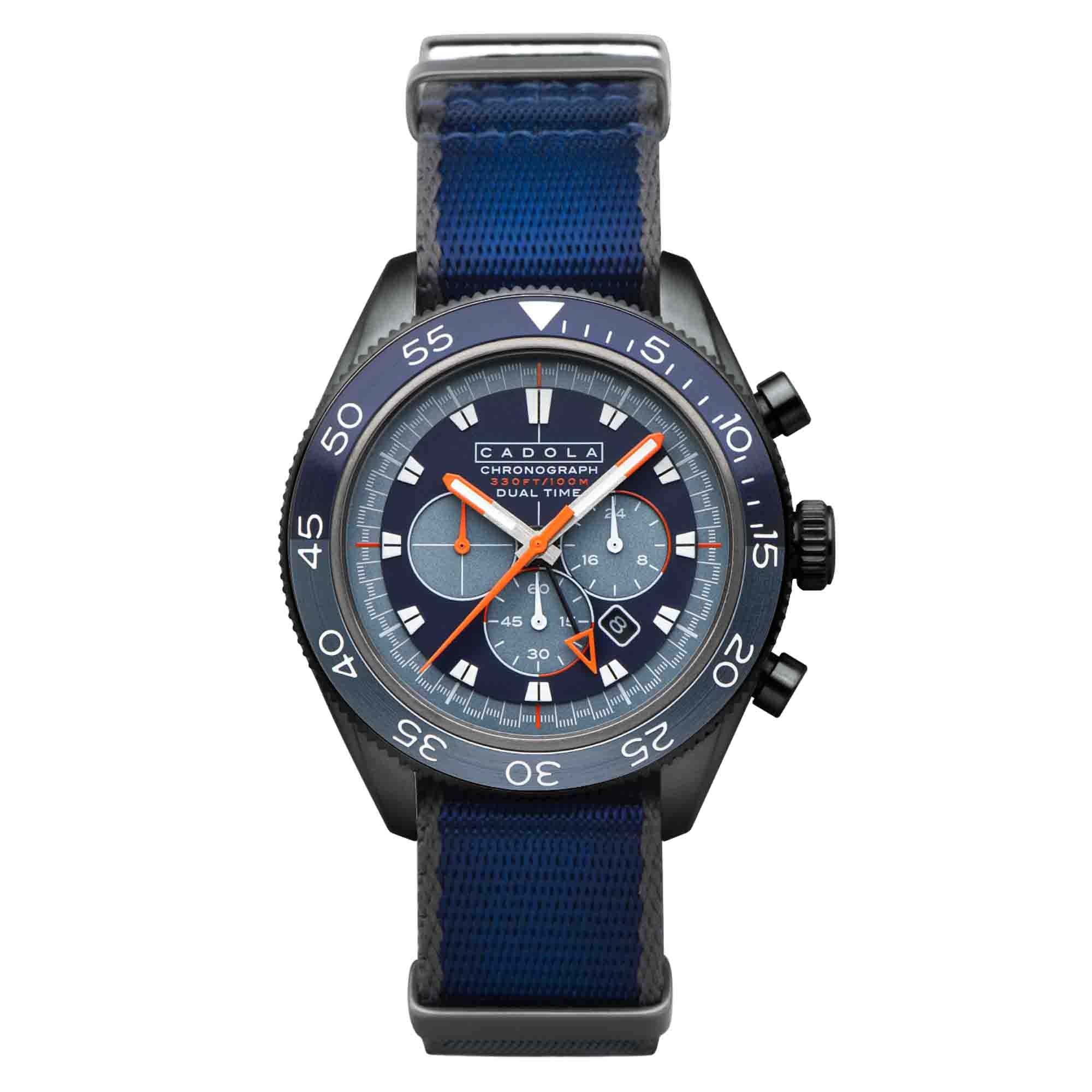 Cadola Ahrens Chronograph Atlantic Blue-TIME.SHOP