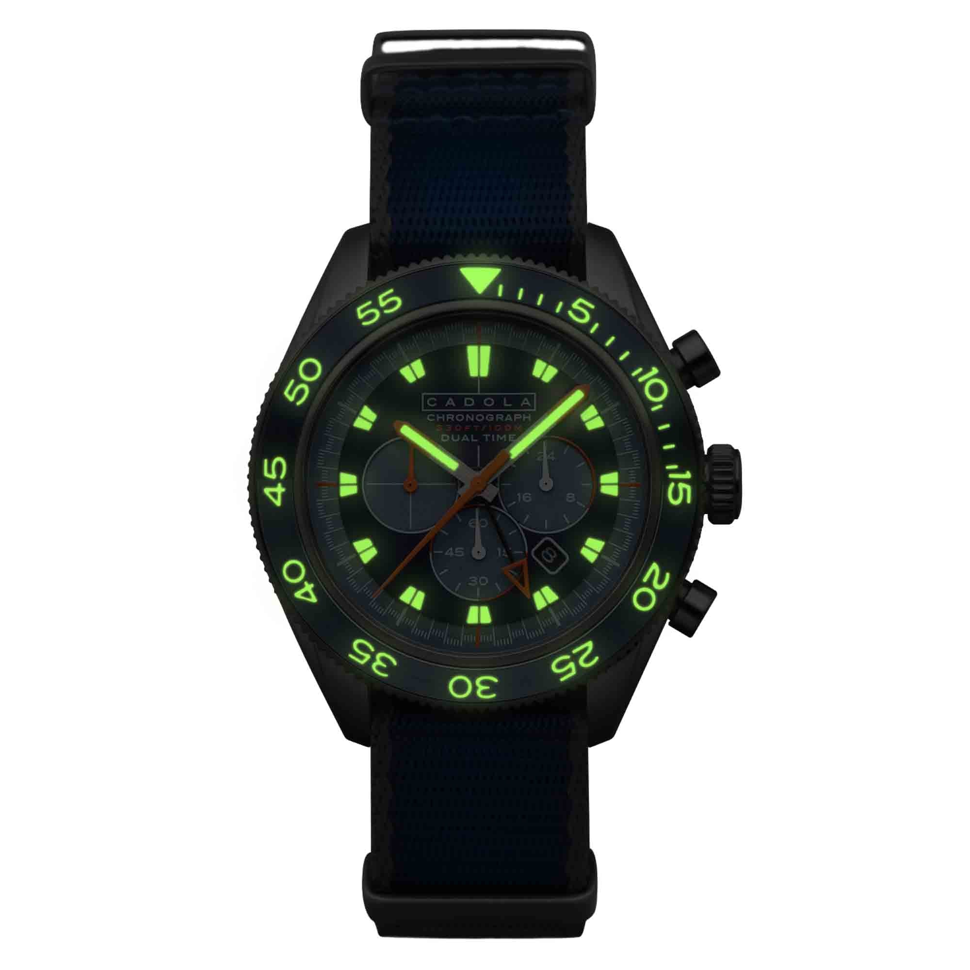 Cadola Ahrens Chronograph Atlantic Blue-TIME.SHOP