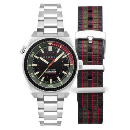 Cadola Cosworth Costin Meca Quartz Pitstop Black-TIME.SHOP