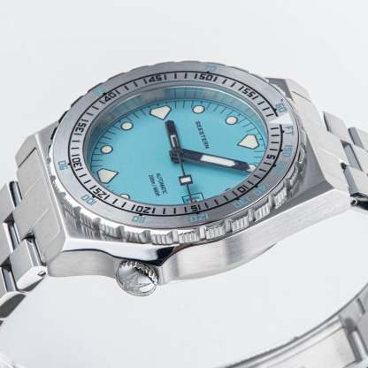 Seestern Vintage 407 600T Light Blue Dial Ceramic Bezel-TIME.SHOP