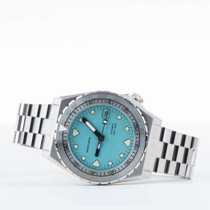 Seestern Vintage 407 600T Light Blue Dial Ceramic Bezel-TIME.SHOP